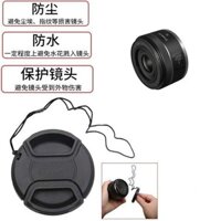 Thích hợp cho máy ảnh Canon RF16 F2.8 STM Mirrorless RF50 1.8, nắp ống kính 43mm cho máy ảnh RP R5 R6