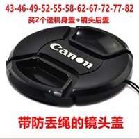Thích hợp cho máy ảnh DSLR Canon 700D 600D 90D 6D 800D 200D 5D 4, nắp ống kính 67-82mm 18-55