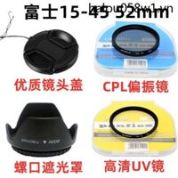 Thích hợp cho máy ảnh Fuji XA5 XA7 XT100 XT30XT3 Máy phân cực + Nắp ống kính + Ống kính UV