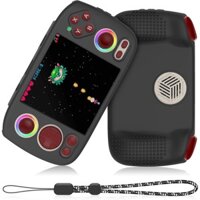 Thích hợp cho máy chơi game cầm tay Anbernic RG Cube Vỏ bảo vệ silicon, dây đeo chống trượt, giảm sốc dây treo