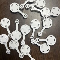 Thích hợp cho máy giặt lồng giặt Haier, nắp lỗ cố định bu lông/nắp nhựa, nắp chống bụi vít, Nắp vít nguyên bản 4 cái