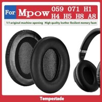 Thích hợp cho Mpow 059 071 H1 H4 H5 H8 A8 Bluetooth Earmuffs Vỏ tai nghe Vỏ tai nghe Vỏ bảo vệ tai nghe Đệm xốp thay thế Đệm tai Đầu dầm