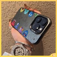 Thích hợp cho Ốp điện thoại Apple 15 Painted Little Monster 14ProMax High-End Street Wear iPhone13 Vỏ bảo vệ 12 Bao gồm tất cả chống sốc 11 Niche Nam Nữ XR Creative 15plus Phim hoạt hình mới