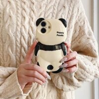 Thích hợp cho Ốp lưng gấu hoạt hình 3D dễ thương cho iPhone 16 Pro Max, Ốp lưng gấu trúc mới cho iPhone 15 / 14 / 13 / 14 / 15 / 16pro