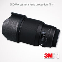 Thích hợp cho phim bảo vệ nghệ thuật SIGMA 85F1.4 85-1.4 Canon EF cổng sợi carbon ngụy trang veneer 3M