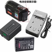 Thích hợp cho Pin Lithium Camera Sony CX210E CX290E XR550E XR150E PJ510E Sạc