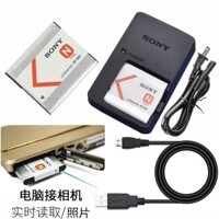 Thích hợp cho pin máy ảnh kỹ thuật số Sony DSC-WX50 WX60 WX70 WX80 WX100 + Bộ sạc
