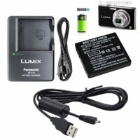 Thích hợp cho Pin máy ảnh Panasonic DMC-FX30 FX35 FX36 FX37 FX38GK + Bộ sạc + Cáp dữ liệu