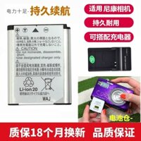 Thích hợp cho pin máy ảnh Nikon COOLPIX S4400 S5300 S6400 S6500 + Bộ sạc