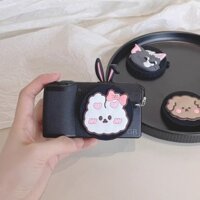 Thích hợp cho Ricoh / Ricoh GR III Nắp Ống Kính Silicon Bảo Vệ GR3 Hoạt Hình Dễ Thương GR2 GR1 Phụ Kiện Chống Mất