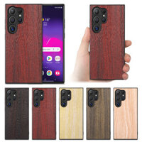 Thích hợp cho Samsung S25Ultra Vỏ điện thoại bằng gỗ giả