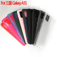 Thích hợp cho Samsung Samsung Galaxy A31 Vỏ bảo vệ điện thoại di động Vỏ bánh Pudding mờ trong suốt Chất liệu TPU