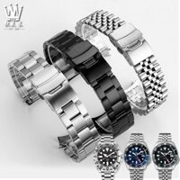 Thích hợp cho SEIKO SEIKO số. 5 Đồng hồ SKX007 / 009 SRP599 SSK003 Dây đeo đồng hồ thép không gỉ kim loại Arc C73