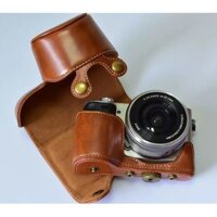 🌈🌈Thích hợp cho Sony A6400 A6300 A6000  nex f3  Micro Túi đựng máy ảnh đơn Retro Túi đựng máy ảnh Vỏ bảo vệ vai Camera case