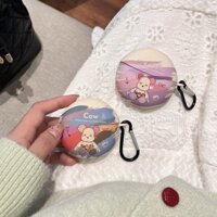 Thích hợp cho tai nghe Sanag S6S Vỏ bảo vệ gấu bạo lực. Vỏ bảo vệ nhãn dán nước