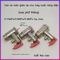 Thích hợp cho tất cả các nhãn hiệu van kiểm tra máy nước nóng an toàn 0.75/0.8/0.9MPa giảm áp