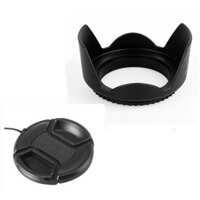 Thích hợp cho Tenglong 18-270 Lens Hood 17-50 Lens Sun Hood AB003 B003 Camera 72mm Lotus Hood
