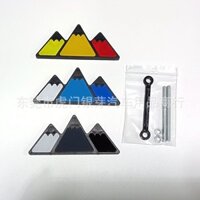 Thích hợp cho ToyotaTACOMA 4RUNNER Tanto Trung Quốc Lưới Lưới Lưới Lưới Tản Nhiệt Ba Màu Nhãn Nhỏ Sửa Đổi Tuyết Xe Đạp Nhãn Dán