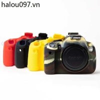 Thích hợp cho Túi đựng máy ảnh Canon 600D 650D 700D Bao da Vỏ silicon Vỏ bảo vệ chống sốc Chống trượt Chống mài mòn