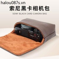 Thích hợp cho túi đựng máy ảnh Sony ZV1 ZV1F M2 II RX100m6 Thẻ đen 7a5 Panasonic LX10 / ZS80 Canon G7X3 / G5X2 Ricoh GR3X 2 Túi đựng thẻ Fuji XF10