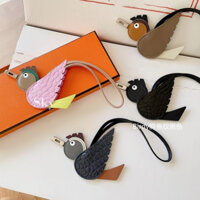 Thích hợp cho túi Hermes Kelly Túi bạch kim Mặt dây chuyền chim họa tiết da cá sấu Mặt dây chuyền xe hơi Asuka