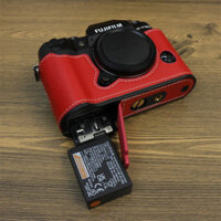 Thích Hợp Cho Túi Máy Ảnh Fuji X-T50 Vỏ Da Xt50 Vỏ Bảo Vệ Camera Xt50 Đế Nửa Bộ Vỏ
