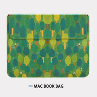 Thích hợp cho túi máy tính Apple mac book pro Notebook Liner Bag 43cm air Female M1 Male 16 Forest 14