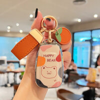 Thích hợp cho vỏ chìa khóa Toyota Crown Land Cruiser, vỏ bảo vệ TPU hình gấu hoạt hình/Ralink/Corolla