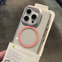 Thích hợp cho vỏ điện thoại iPhone 11 ProMax giá đỡ ống kính hút từ tính Túi khí màu 12dual chống rơi 13 Pro Vỏ bảo vệ