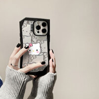 Thích hợp cho vỏ iPhone IP15PROMAX IP11 IP12 IP13 Sáng tạo không đều IP14PLUS IP6 7 8 inch IPX IPPAR IPXSMAX Vỏ điện thoại TPU hình mèo KT