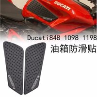 Thích Hợp Cho Xe Máy Ducati 848EVO / 1098 / 1198 Street Fighter Bình Nhiên Liệu Chống Trơn Trượt Bên Miếng Dán Đảm Bảo