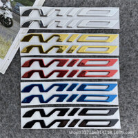 Thích Hợp Cho Xe Tay Ga Yamaha MIO Xe Máy Đầu Máy 3D Ba Chiều Cao Su Mềm Sửa Đổi Chống Thấm Nước Trang Trí Miếng Dán