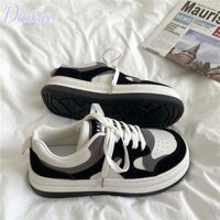 Thick-soled shoes, retro german training shoes, korean fashion big toe shoes, casual bread sports shoes