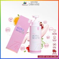 Thida Aura White Body Lotion 400ml trắng nhanhchống nắng Thái Lan
