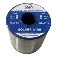 Thiếc dây 63/37 0.8mm cân nặng 500g và 1000g chất lượng cao dùng hàn vi mạch điện tử