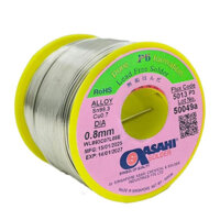 Thiếc hàn 0.8mm Lead-Free Asahi Sn99.3/Cu0.7 (Cuộn 500g)