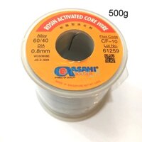 Thiếc hàn, chì hàn Asahi 60% 0.8mm-0.6mm 500G (HÀNG CHẤT LƯỢNG, GIÁ TỐT)