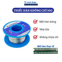 Thiếc hàn không chì sn99 50G cao cấp nhẹ lửa mối hàn sáng bóng không độc hại chính hãng ILinhkien