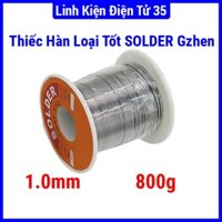 Thiếc hàn loại tốt SOLDER Gzhen cuộn 800g đường kính 1mm, thiếc hàn chính hãng, thiết hàn loại tốt giá rẻ