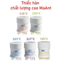 Thiếc hàn MaAnt chất lượng cao nhiệt độ 138°C / 158°C / 183°C / 199°C / 217°C