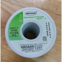 Thiếc Hàn Nhật HIROSAKI 1.0mm 900g siêu bóng chất lượng