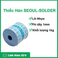 Thiếc hàn SEOUL-SOLDER Hàn Quốc 1.0mm-1Kg cao cấp
