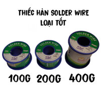Thiếc hàn SOLDER WIRE loại tốt 100g 200g 400g không chì