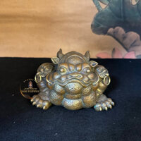 Thiềm Thừ 2 Sừng Dài - Cụ Cóc Thành Tinh - Tượng Đồng Phong Thủy