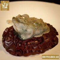 Thiềm Thừ Ngọc | Thiềm Thừ Ngọc Phỉ Thúy | Thiềm Thừ (Cóc 3 Chân, Cóc Ngậm Tiền) Ngọc Jadeit - M14591