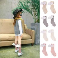 Thiên thần của Cánh Cho Bé Tập Đi Cho Trẻ Sơ Sinh Kid Cotton Ấm Tất Vớ Đầu Gối Chặt Gọng Mềm Mại Đầu Gối Cao Giữ Nhiệt Thiên Thần cánh Tất Thanh Đạm 0-4 Tuổi