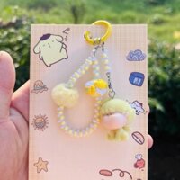 Thiên Thần Thay Đổi Bé Hạt Dễ Thương Điện Thoại Di Động Dây Xích Điện Thoại Di Động Tự Làm Dây Xích Vẽ Tay Móc Khóa Túi Mặt Dây Chuyền Trang Sức Dễ Thương Hoạt Hình