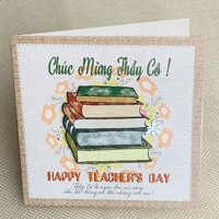 Thiệp Chúc Mừng 20/11 - Size Nhỏ - 10.5 x10.5 cm