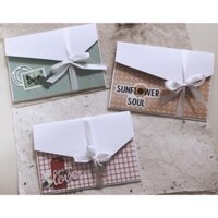 Thiệp Handmade Thiệp gập dán ảnh- Thiệp kỷ niệm tình yêu