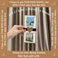 Thiệp handmade vintage, Album ảnh mini, thiệp tặng người yêu, tặng mẹ S04